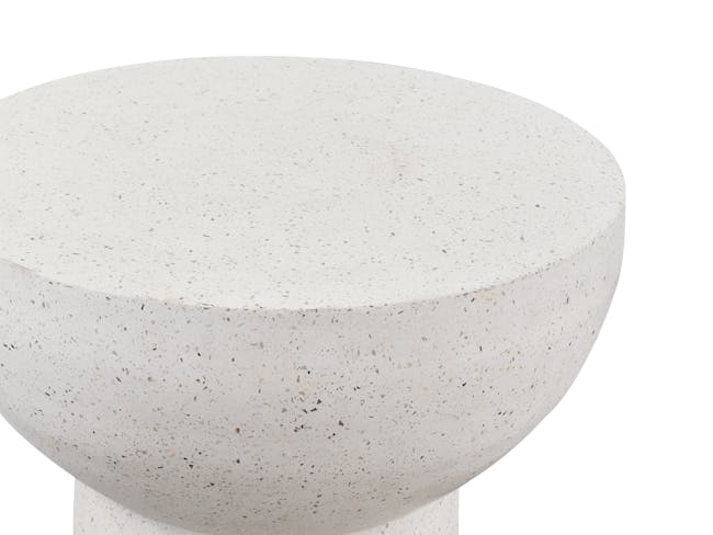 Ares Round Terrazzo Coffee Side Table - 2