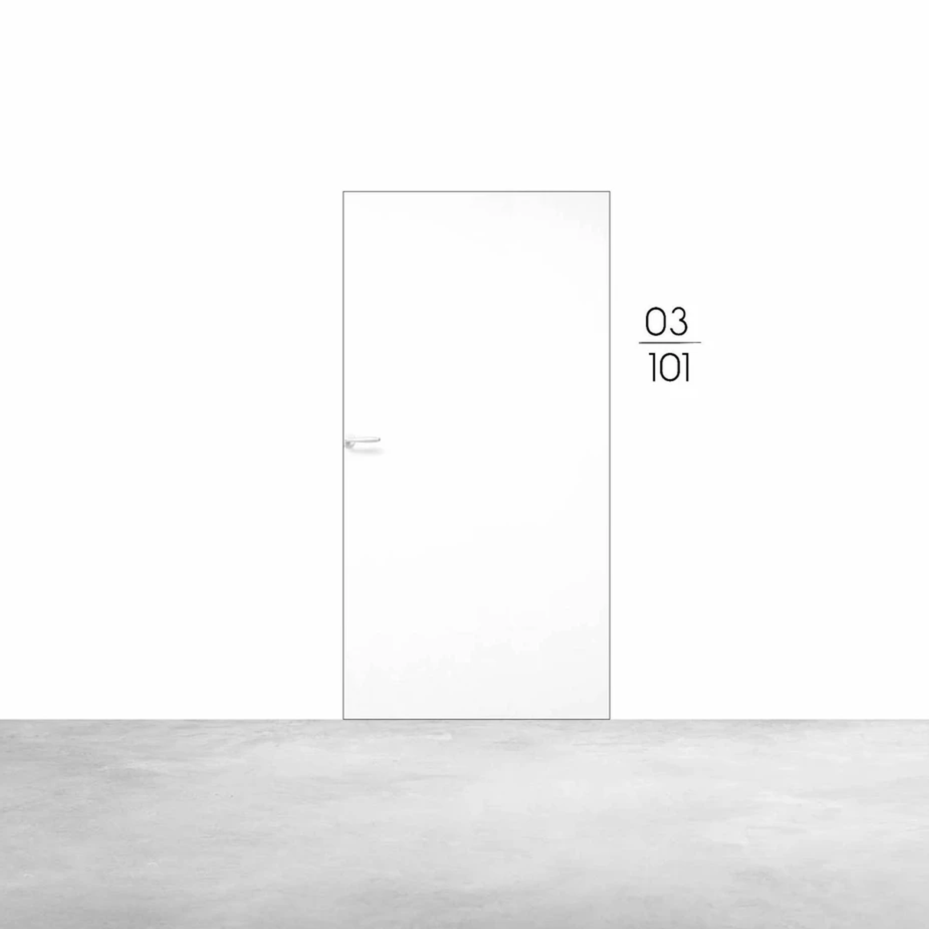 Urban Li'l Unit Number Signage 20cm (2 Colours), Urban Li'l HipVan