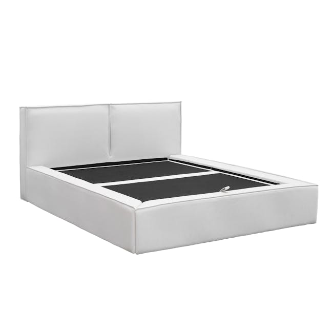 Maine Storage King Bed - Light Grey (Pet Friendly) - 9