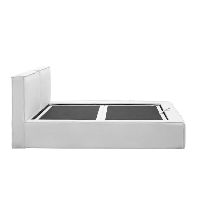Maine Storage King Bed - Light Grey (Pet Friendly) - 11