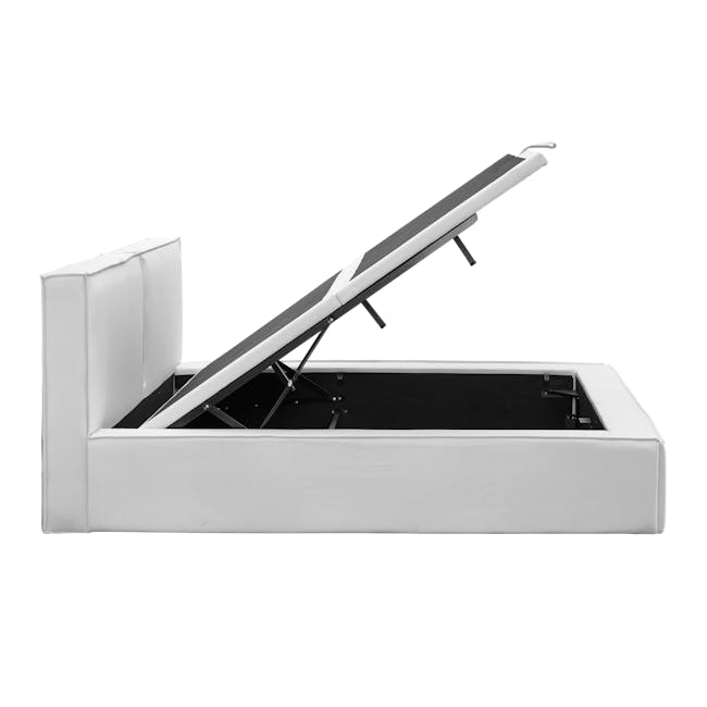 Maine Storage King Bed - Light Grey (Pet Friendly) - 12