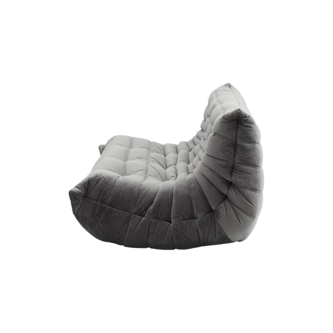 Hayward 3 Seater Low Sofa - Warm Grey (Velvet) - 2