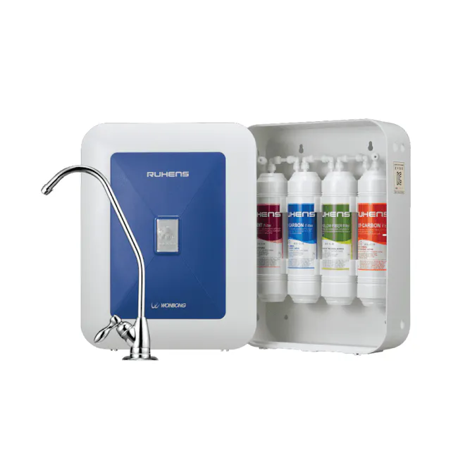 Ruhens MonoSink Water Purifier - 3 - Water filtration system, RO filter, Carbon filter, Dual filter, Water purification