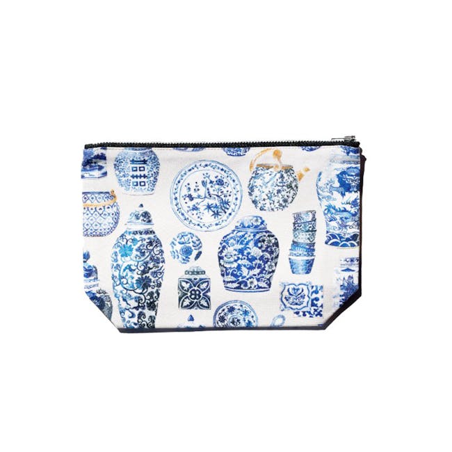 Singlapa Blue Porcelain Pouch - 0