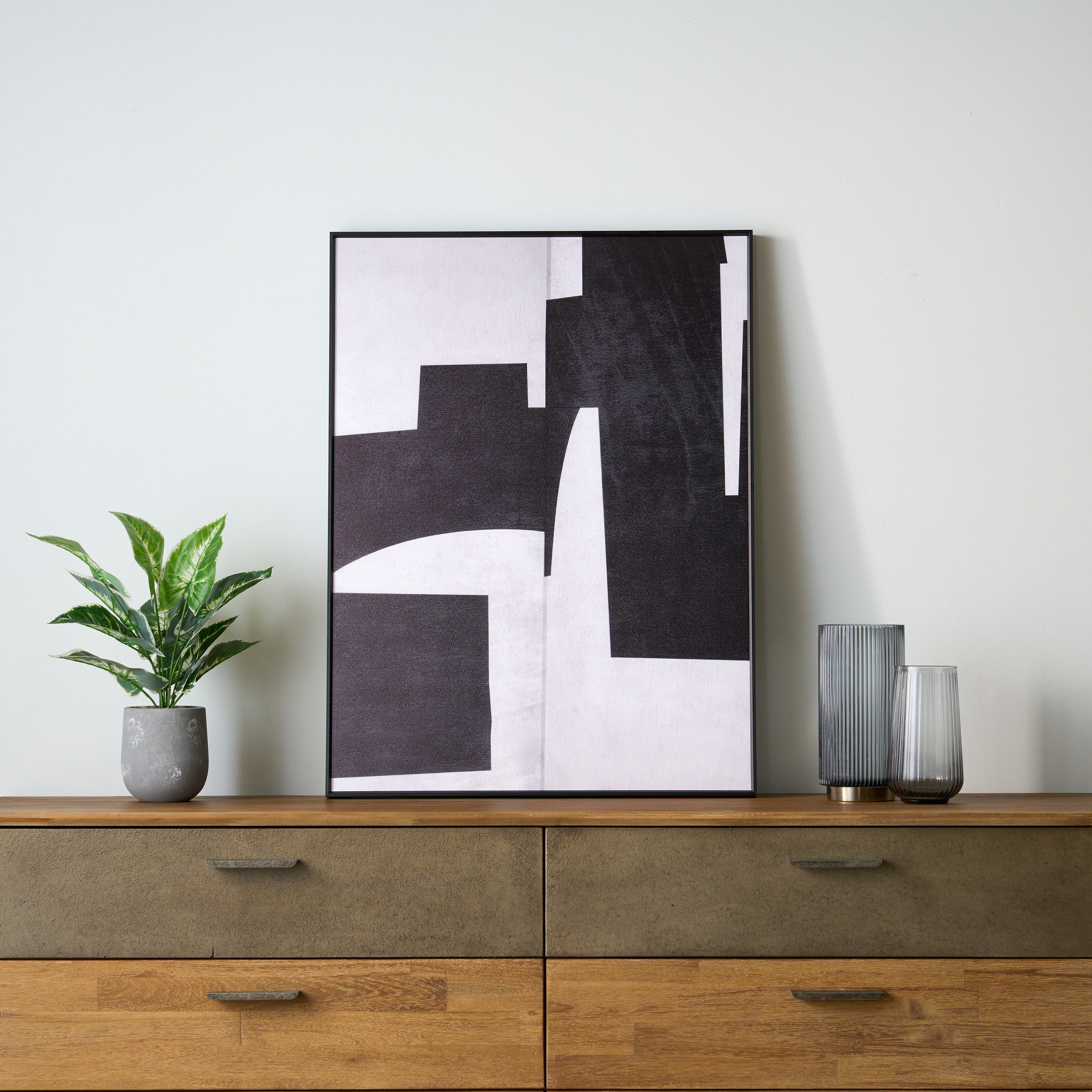 Urban Silhouettes Framed Canvas 60 x 80 cm, Framed Art by HipVan
