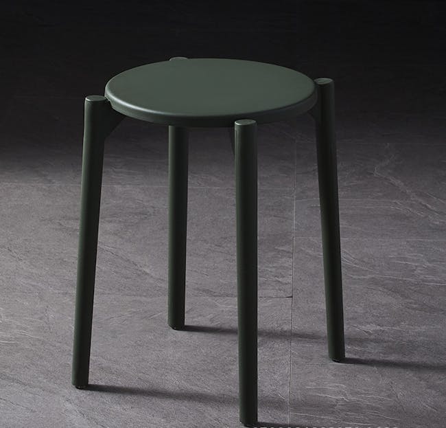 Olly Pop Stackable Stool - Olive - 2