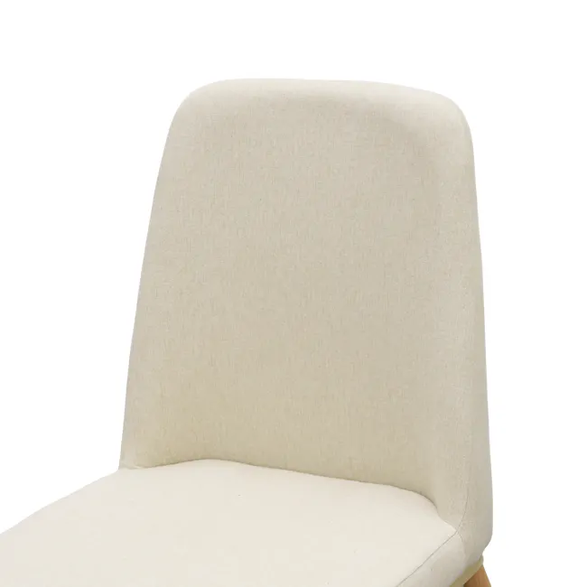 (As-is) Kate Dining Chair - Oak, Wheat Beige - 10