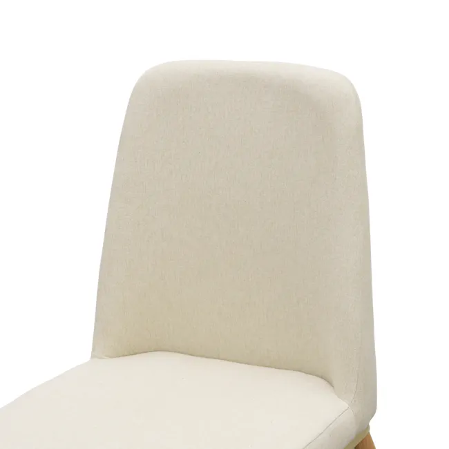 (As-is) Kate Dining Chair - Oak, Wheat Beige - 10
