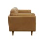 (As-is) Charles 3 Seater Sofa - Russet (Premium Aniline Leather) - 6