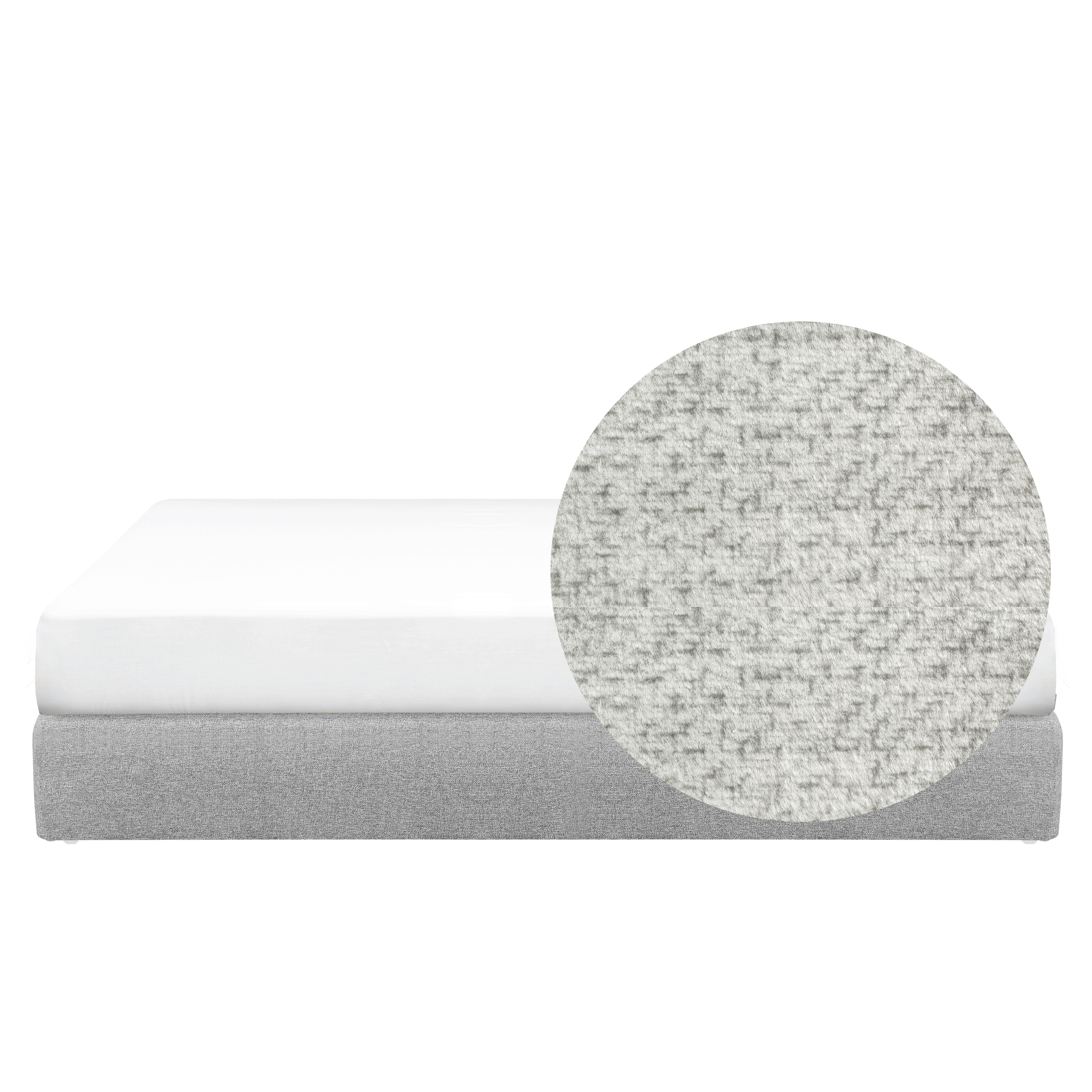 ESSENTIALS King Box Bed - Linen (Pet Friendly)