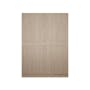 Lucca 3 Door Wardrobe 1 - Graphite Linen, Herringbone Oak - 9