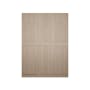 Lucca 3 Door Wardrobe 1 - Graphite Linen, Herringbone Oak - 4