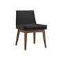 Fabian Dining Chair - Cocoa, Seal (Fabric) - 0