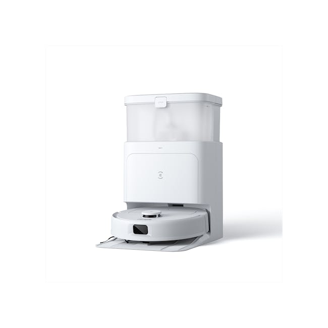 Ecovacs Deebot N30 Pro Omni - White - 1 - smart home robot, robotic vacuum cleaner, white robot vacuum, modern robotic