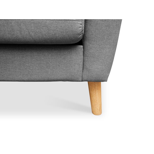 Evan 3 Seater Sofa - Charcoal Grey - 8