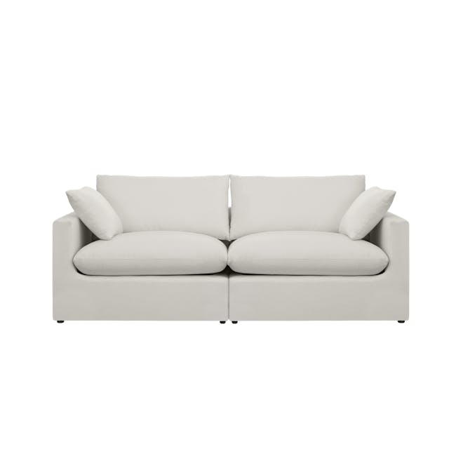 Russell 3 Seater Sofa - Dew (Eco Clean Fabric) - 0