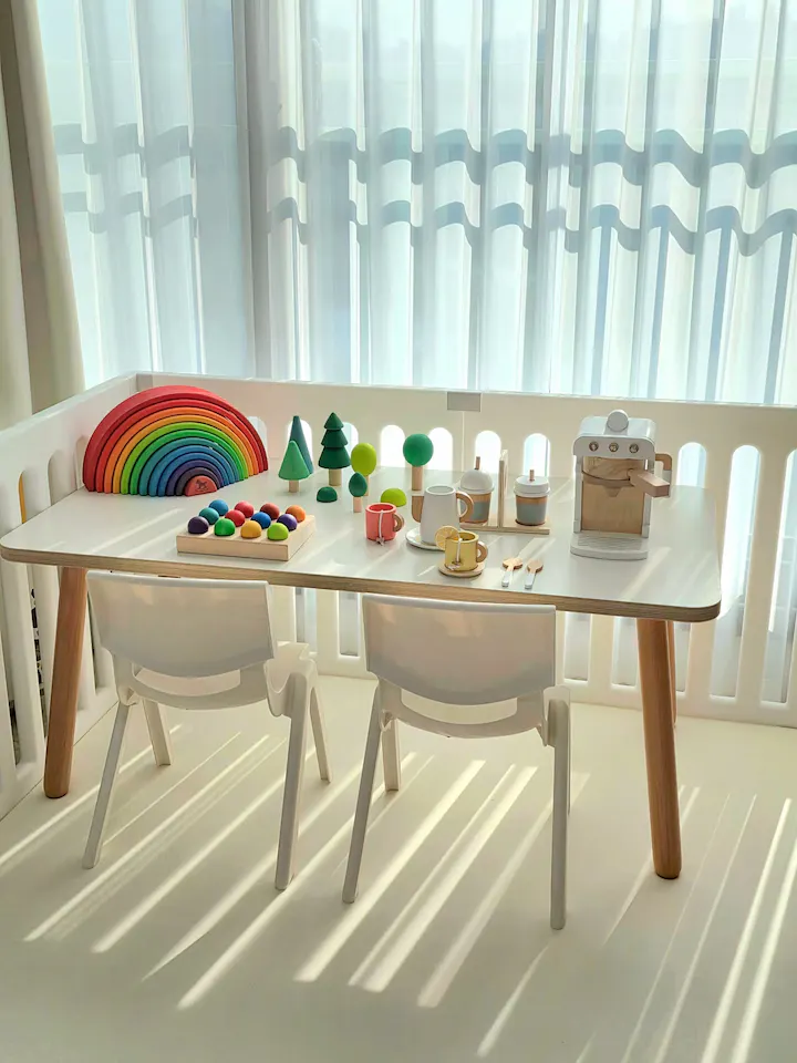 Ethan Kids Table - Cream - 11