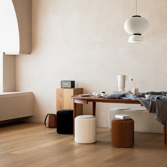 Athena Foldable Stool - Black - 8