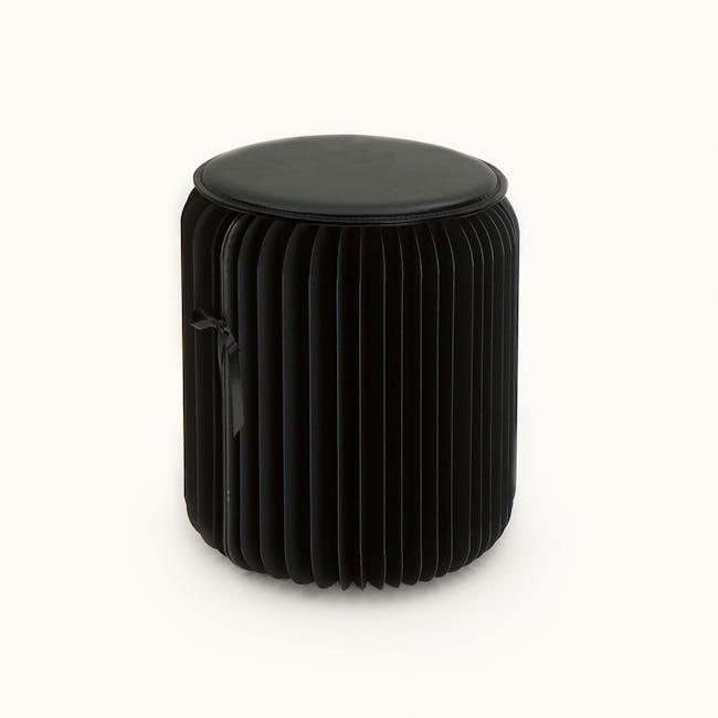 Athena Foldable Stool - Black - 10