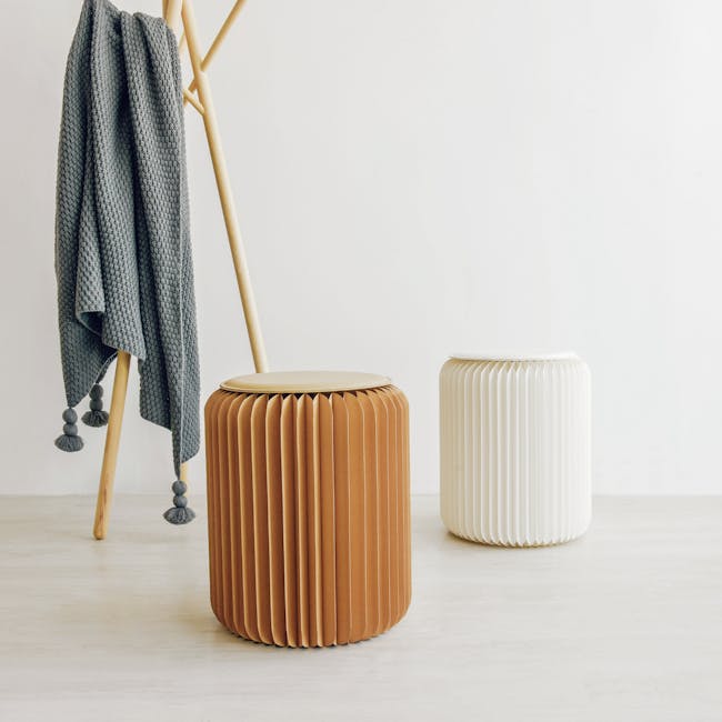 Athena Foldable Stool - Black - 29