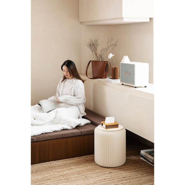 Athena Foldable Stool - Black - 24