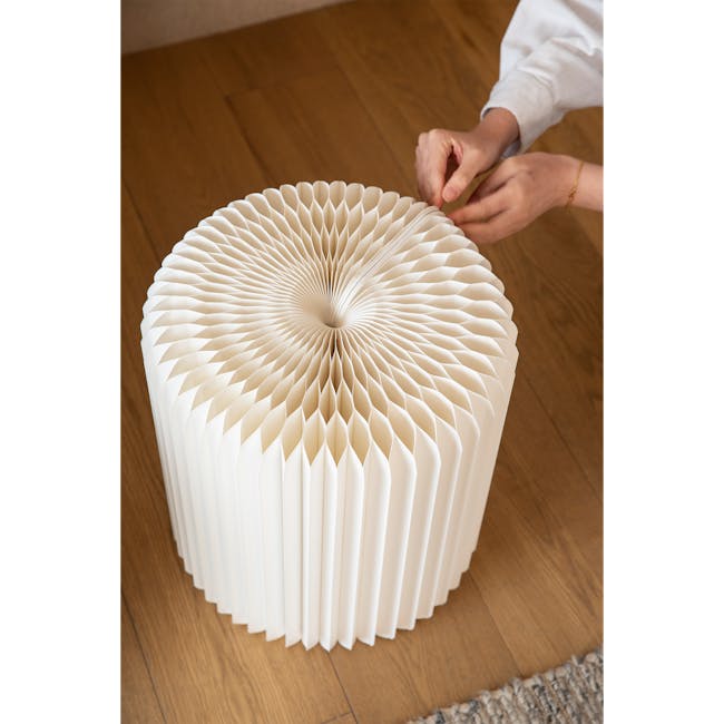 Athena Foldable Stool - Black - 18