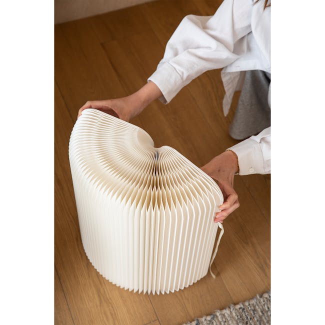 Athena Foldable Stool - Black - 17