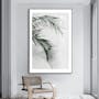 Palm Tree Canvas Print with Black Frame 30cm x 40cm - I - 1