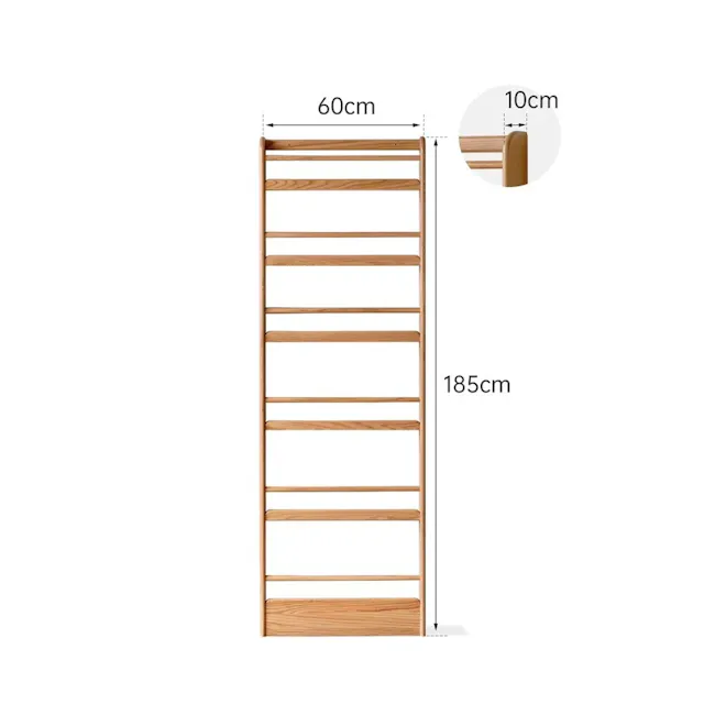 Micah 6 Tier Kids Wall Shelf 0.6m - 10