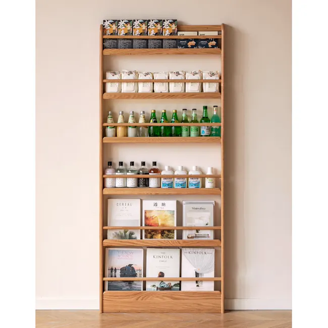 Micah 6 Tier Kids Wall Shelf 0.6m - 4