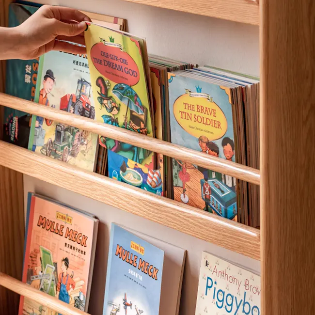 Micah 6 Tier Kids Wall Shelf 0.6m - 2