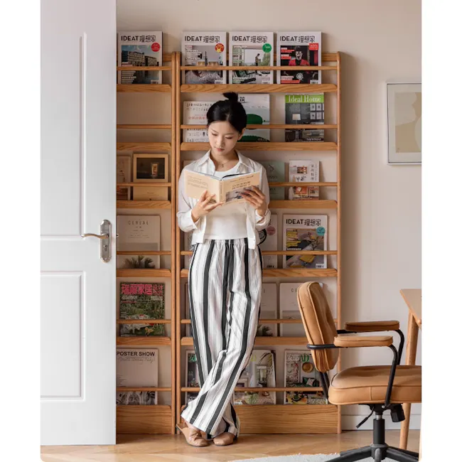 Micah 6 Tier Kids Wall Shelf 0.6m - 6