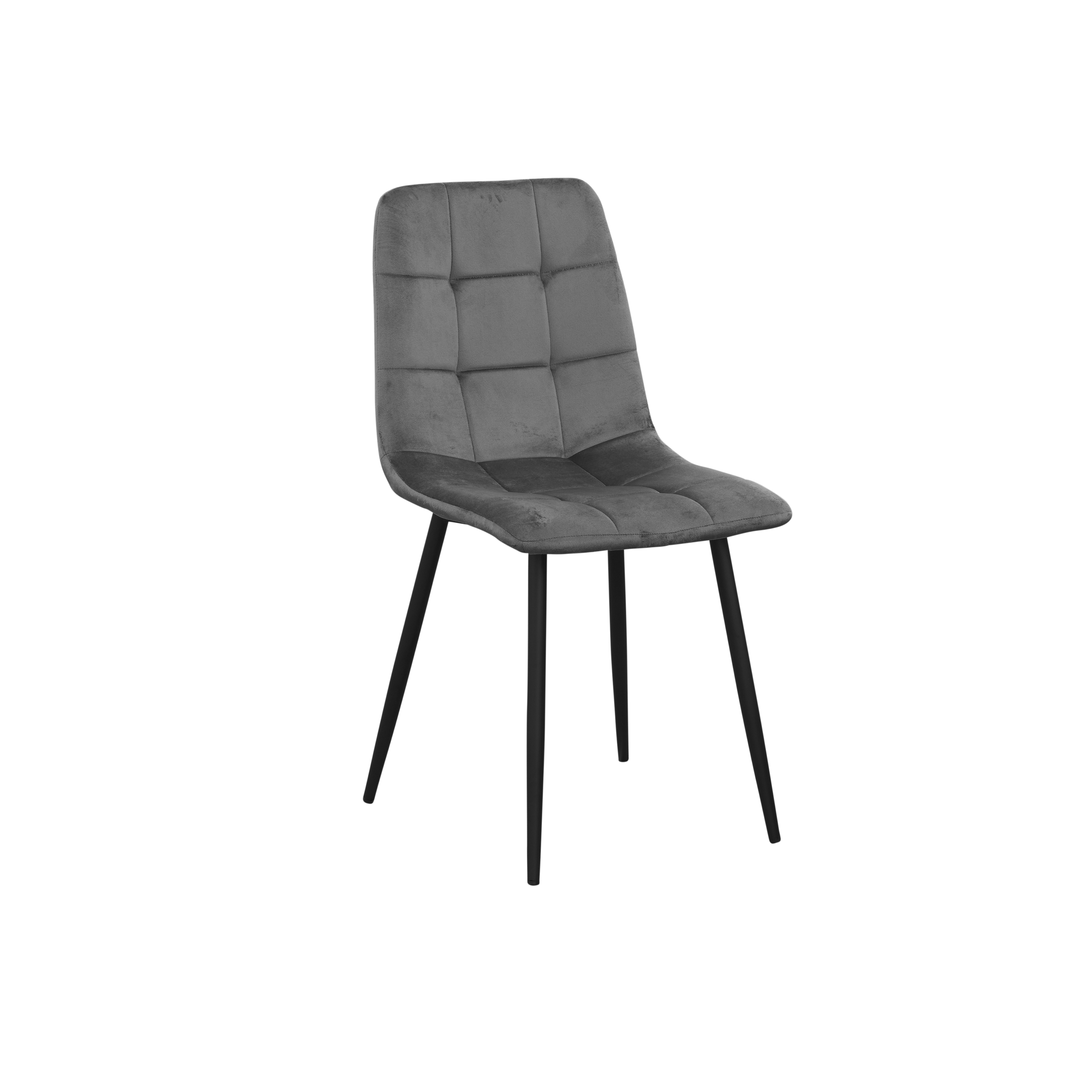 Friska Dining Chair - Warm Grey (Velvet)
