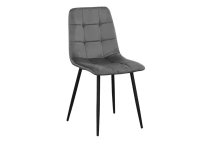 Friska Dining Chair - Warm Grey (Velvet)