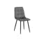Friska Dining Chair - Warm Grey (Velvet) - 0