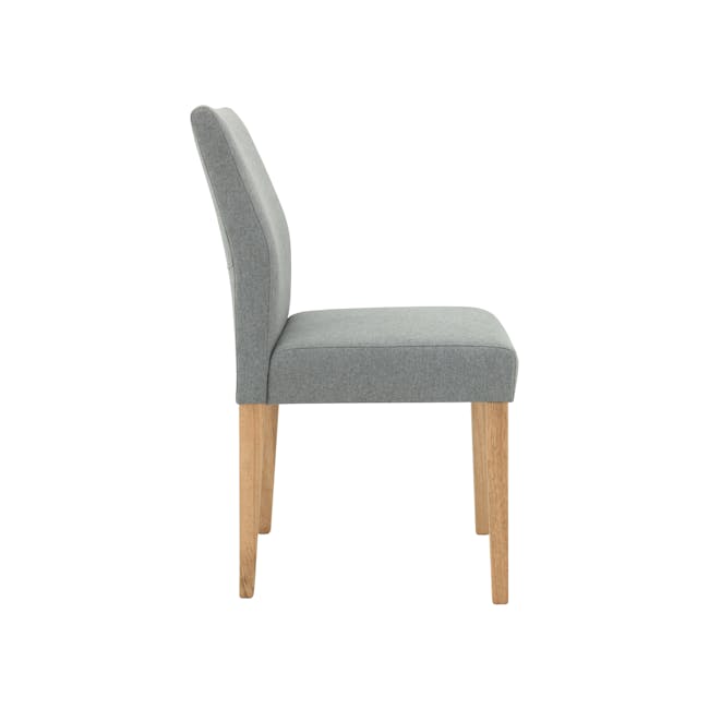 Ladee Dining Chair - Natural, Pale Silver - 2