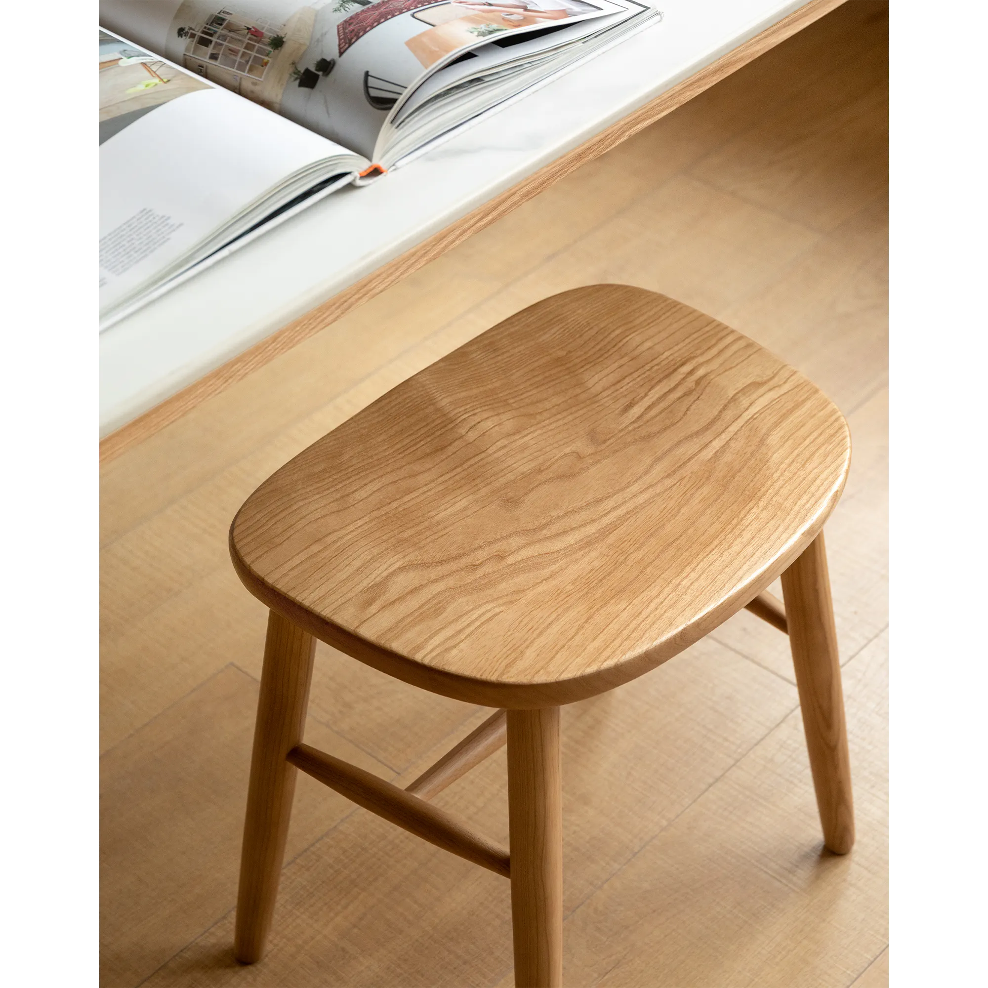 Pete Stool - Oak - 7