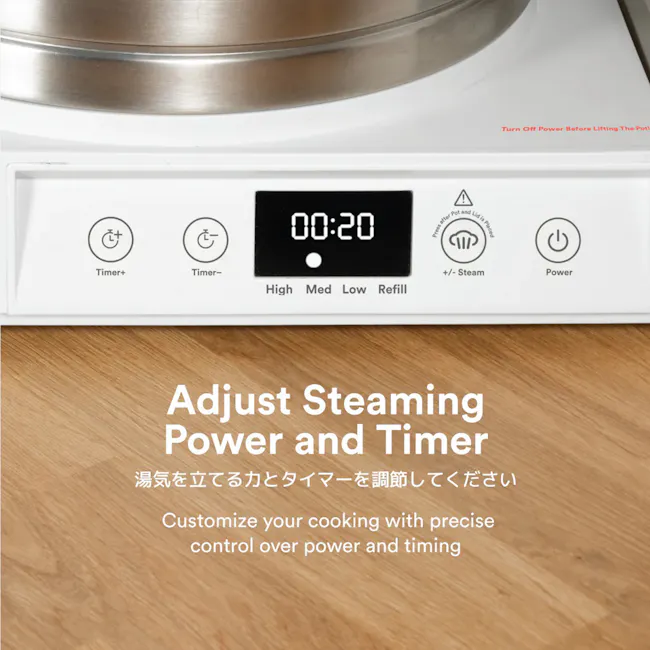 TOYOMI 13L TurboStack Stainless Steel Steamer (ST 8880) - 6