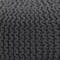 Maui Knitted Pouf - Charcoal Grey - 3