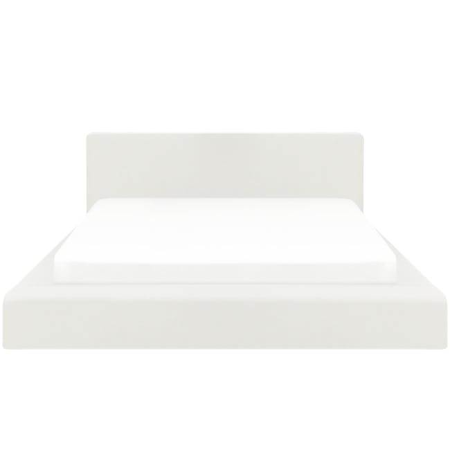 Jules King Bed - Pearl White - 0