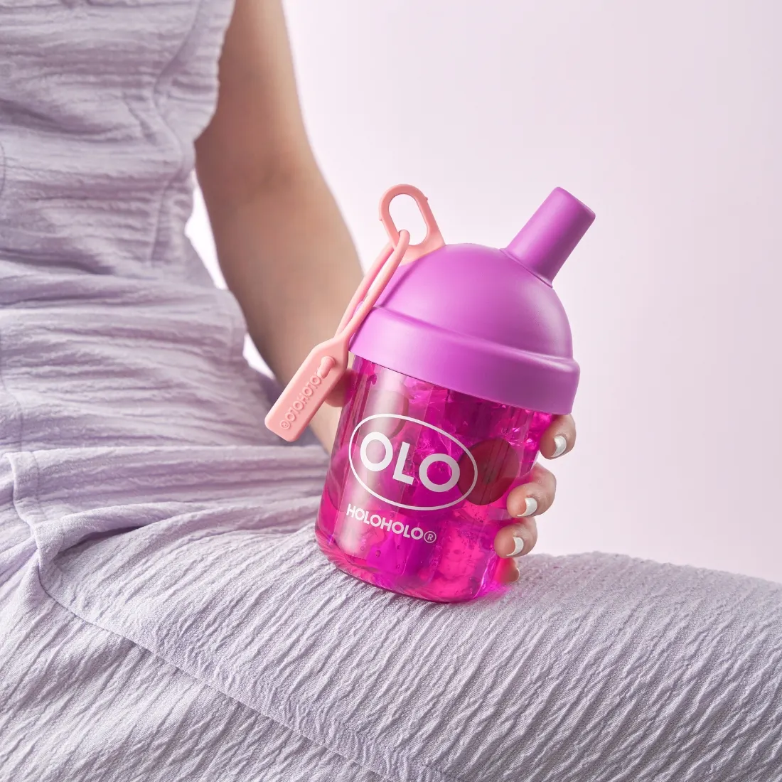 HOLOHOLO Mini Milk Tea Cup 420ml - Whte - 7