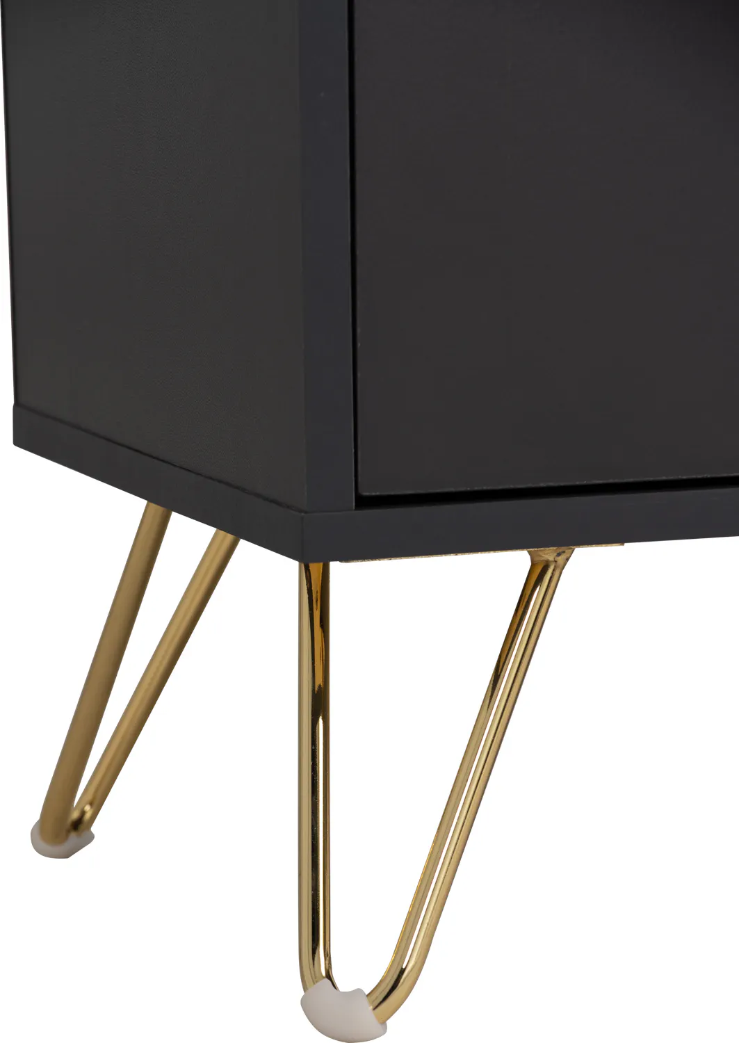 Volos Tall Cabinet 0.8m - 13 - modern side table, gold metal legs, sleek design, minimalist furniture, contemporary piece