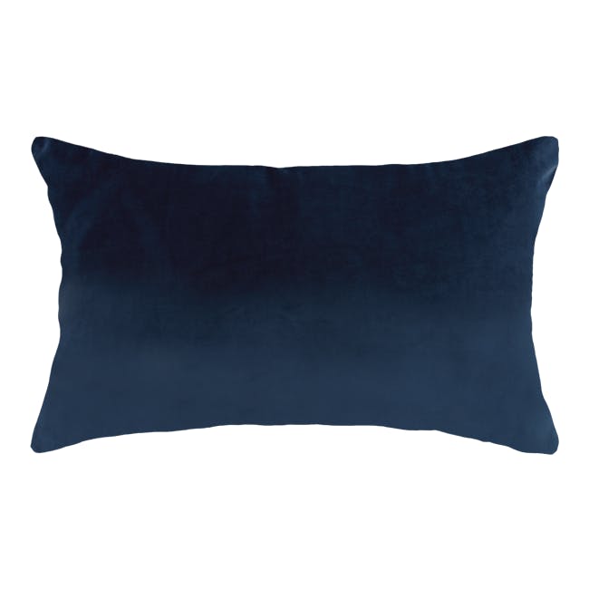 Alyssa Velvet Lumbar Cushion - Ultramarine - 0