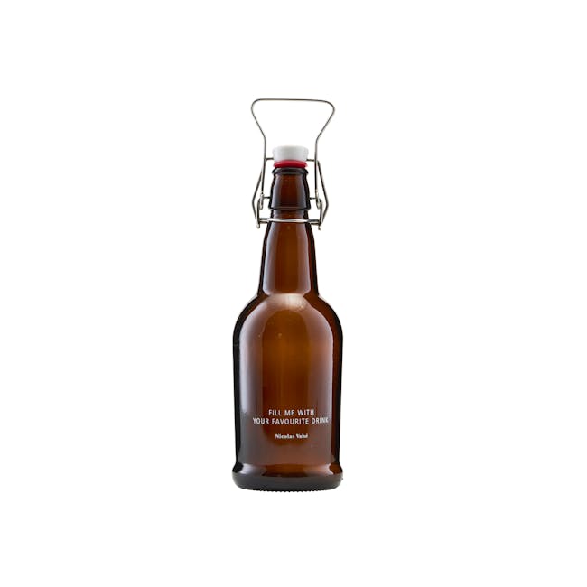 Nicolas Vahe Bottle with Patent Plug - Brown - 0