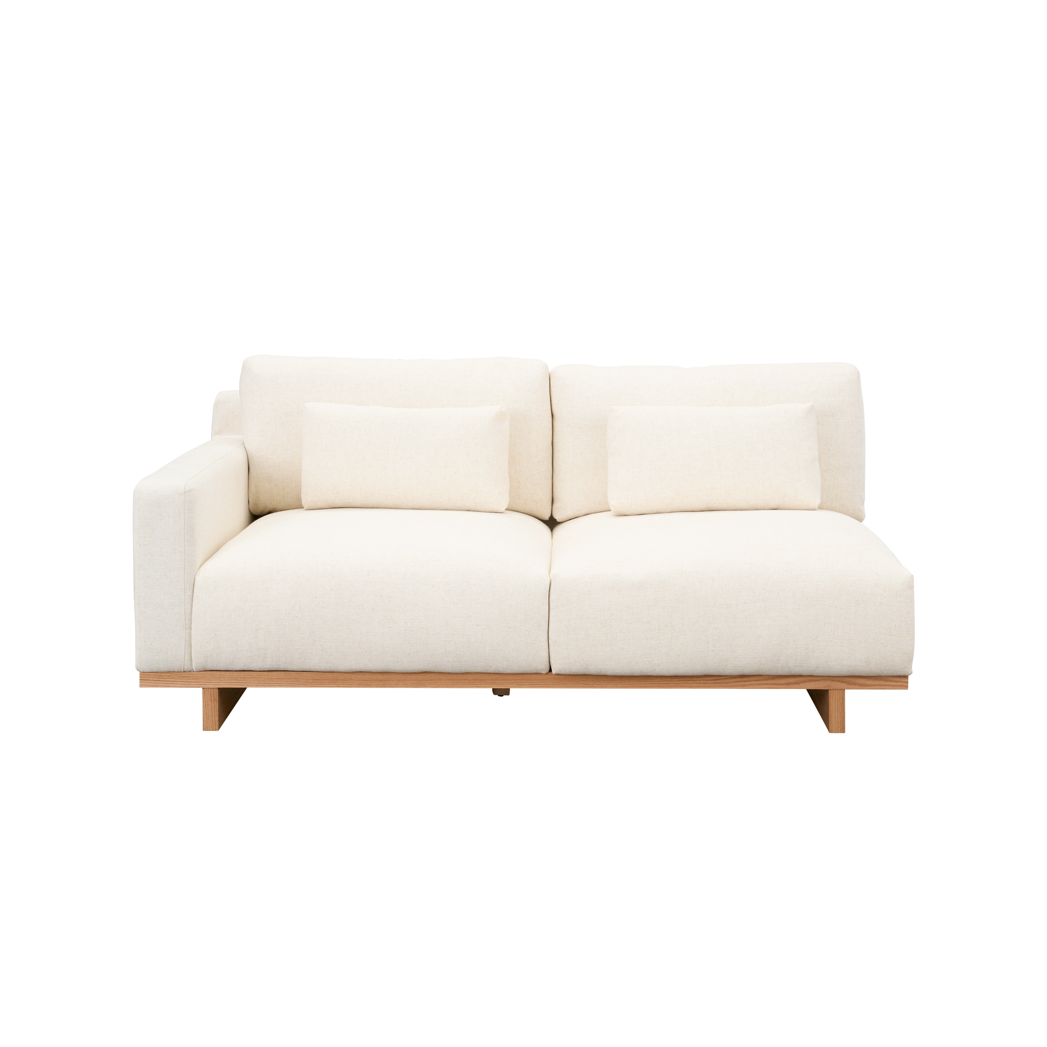 Miu 2 Seater Left Arm Chaise Lounge Sofa