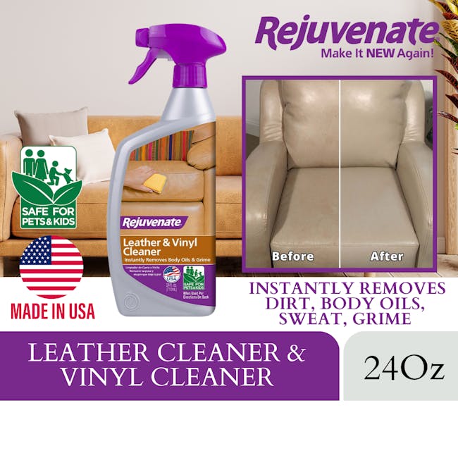 Rejuvenate Leather & Vinyl Cleaner 24oz - 4