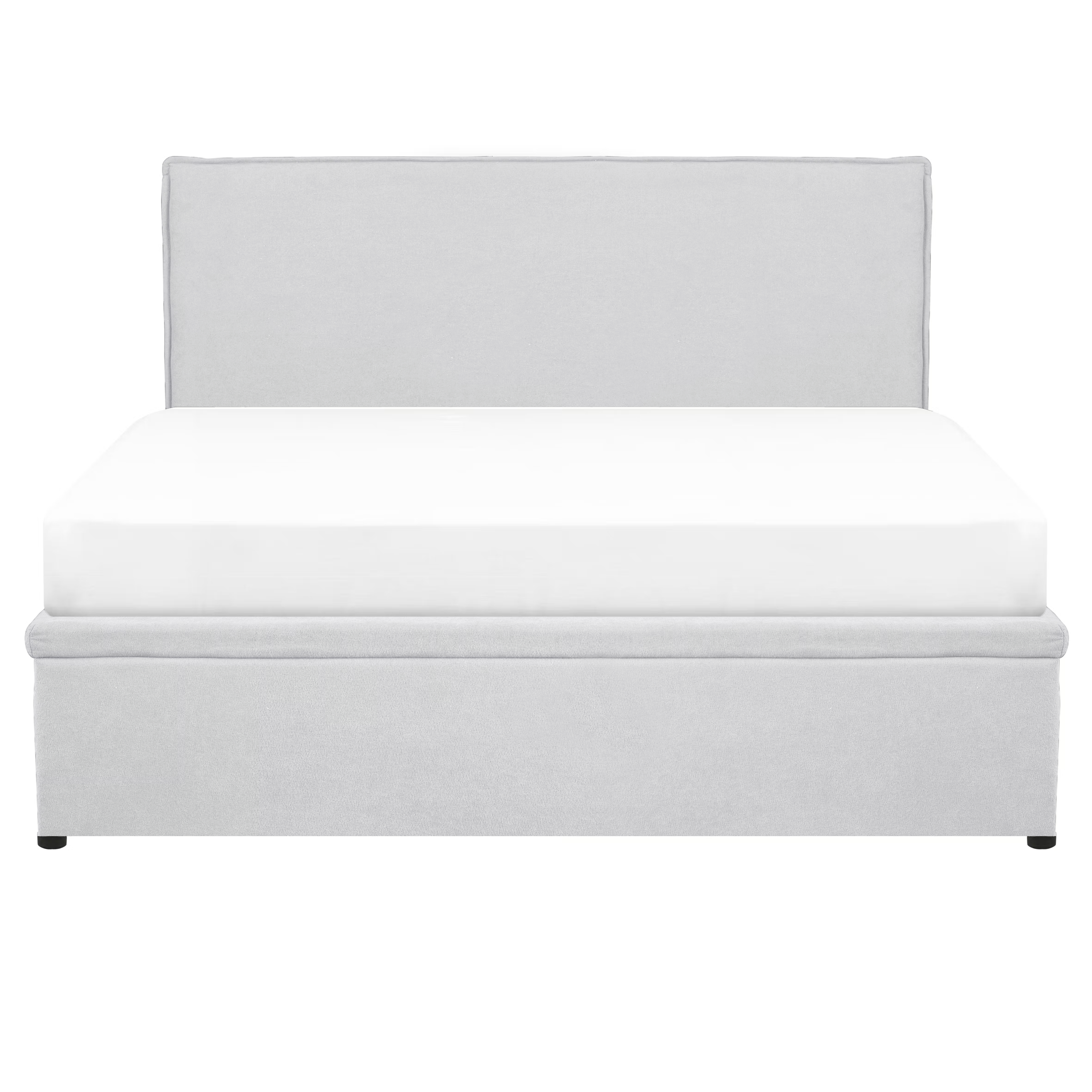 Arthur King Storage Bed - Ice Grey (Fabric)