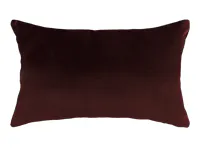 Alyssa Velvet Lumbar Cushion - Burgundy