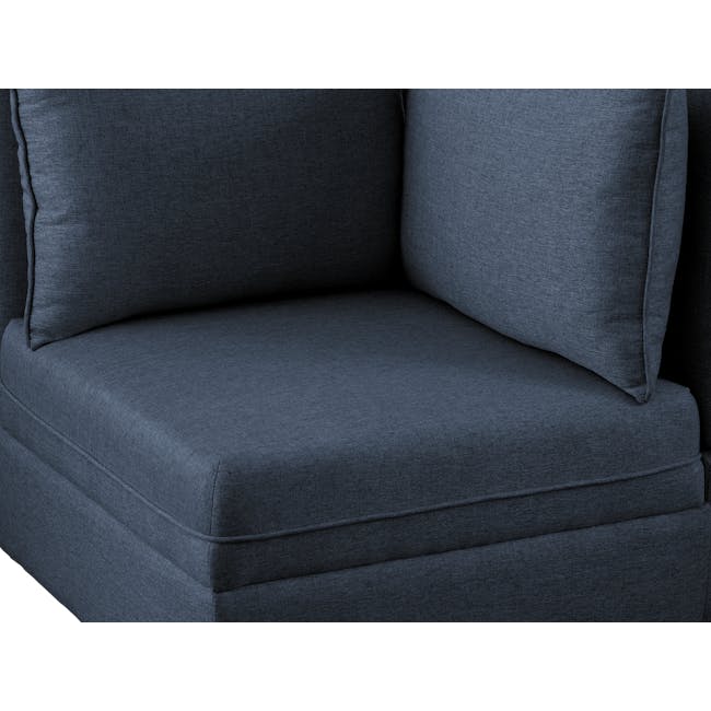Cameron 4 Seater Sectional Storage Sofa - Denim - 33