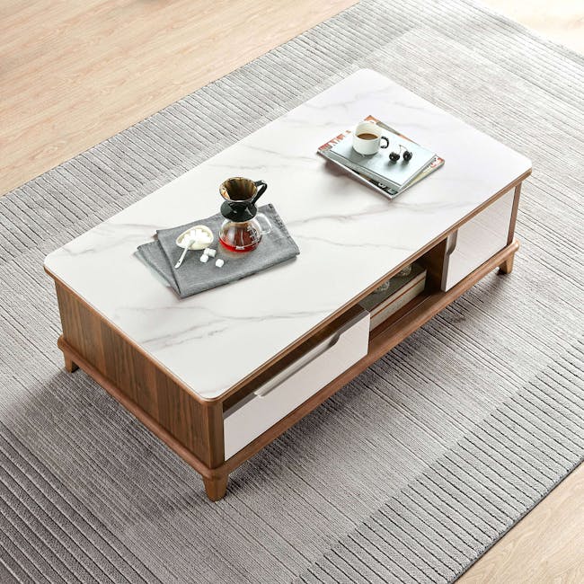 Lucas Coffee Table (Sintered Stone) - 2